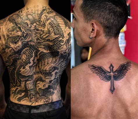 tatouage dos pour homme|tatouage dans le dos.